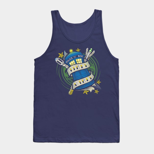 Timey Wimey Tank Top by TrulyEpic